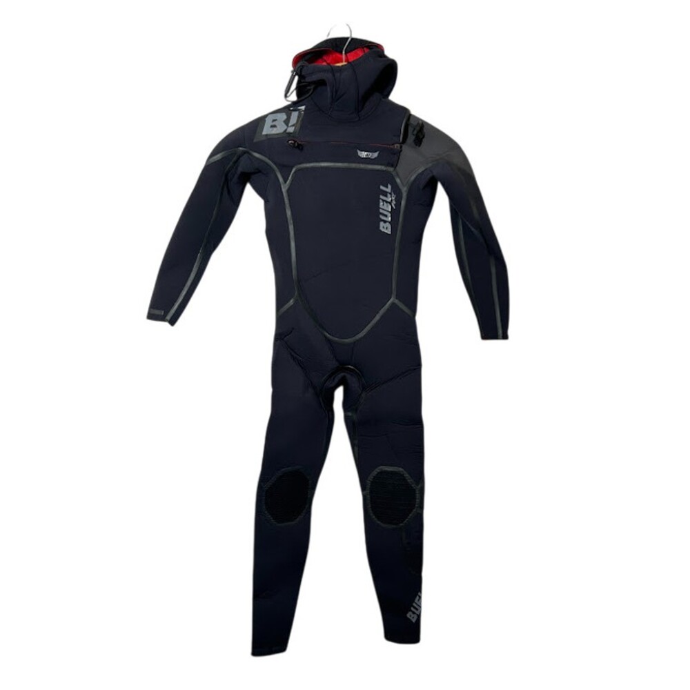Buell RB2 4/3mm Hooded Fullsuit Wetsuit Kids 8 Thermal Barrier Surf